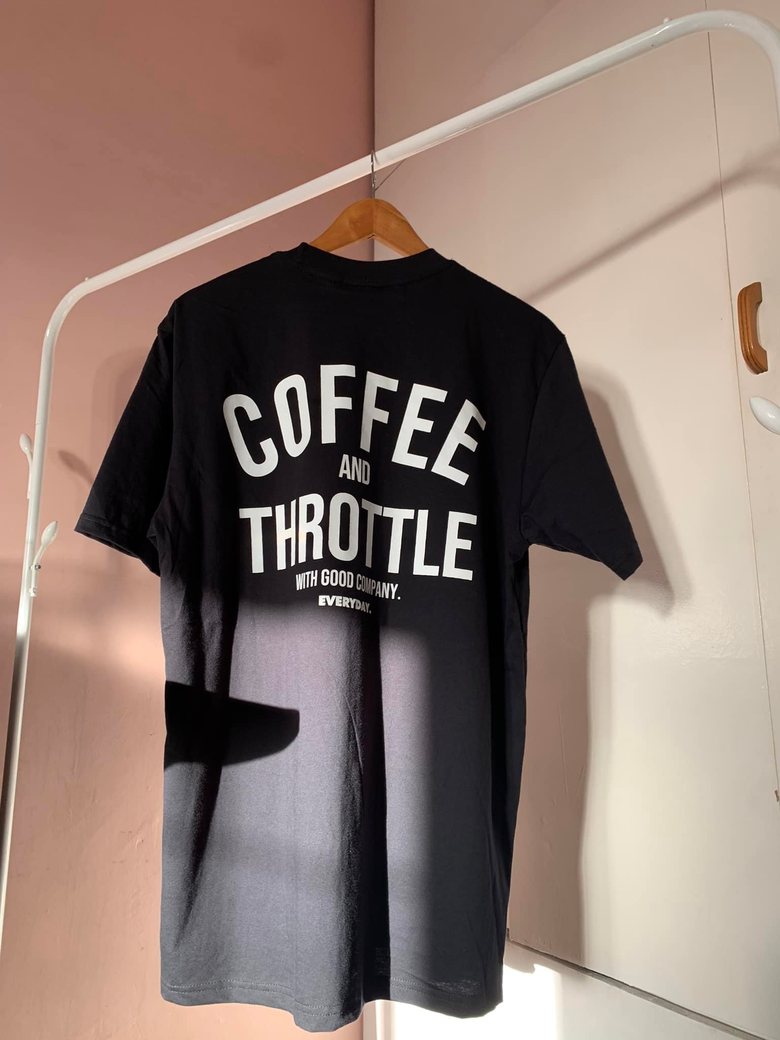 Coffee and Throttle Everyday T-Shirt